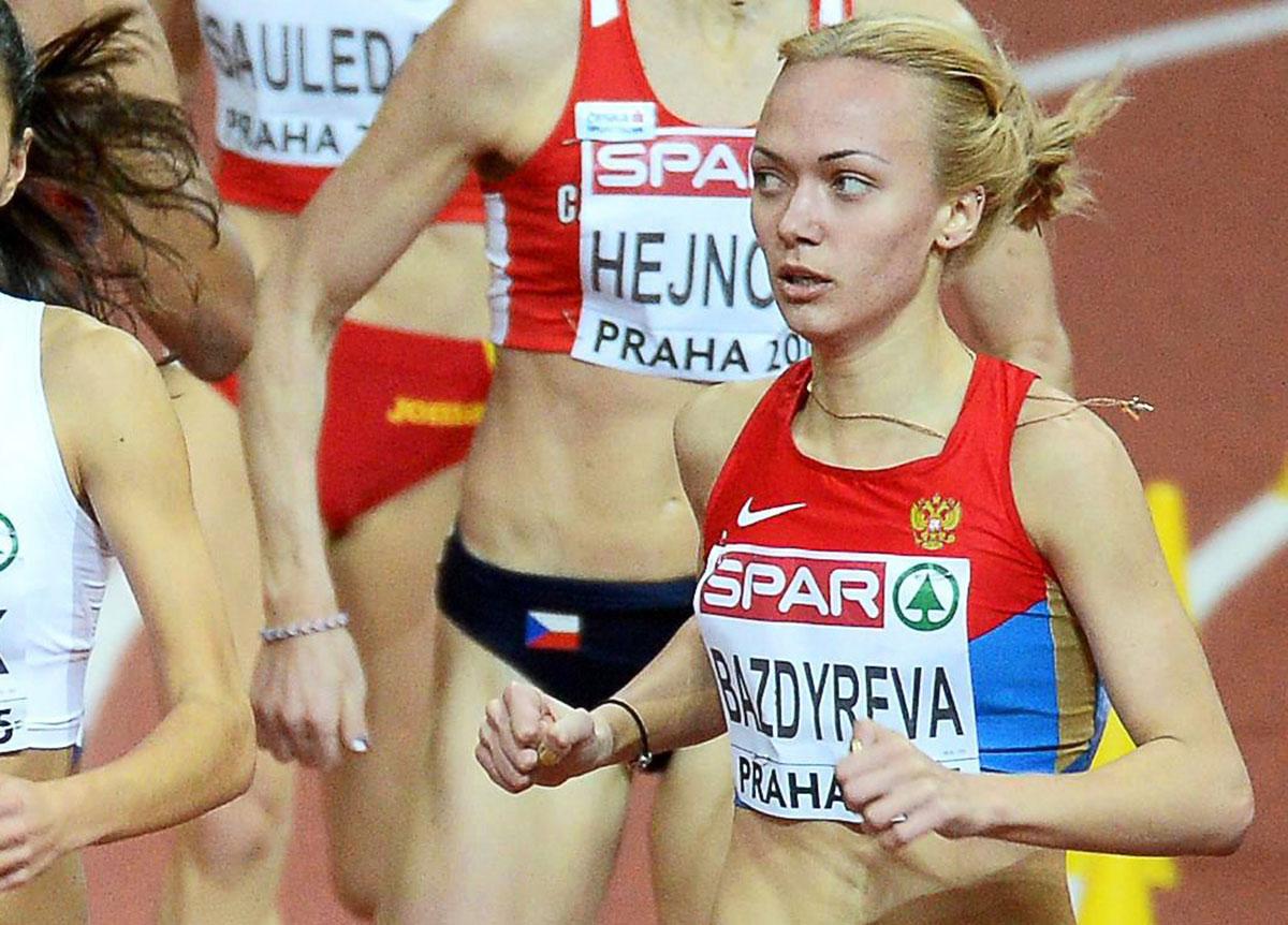 Anastasia Bazdyreva skulle springa 800 meter i VM.