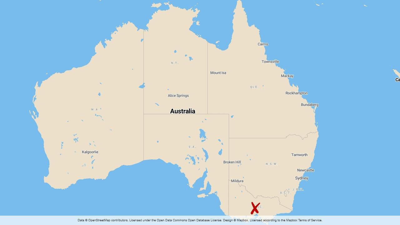 Fyra personer omkom i krocken norr om Melbourne i Australien.