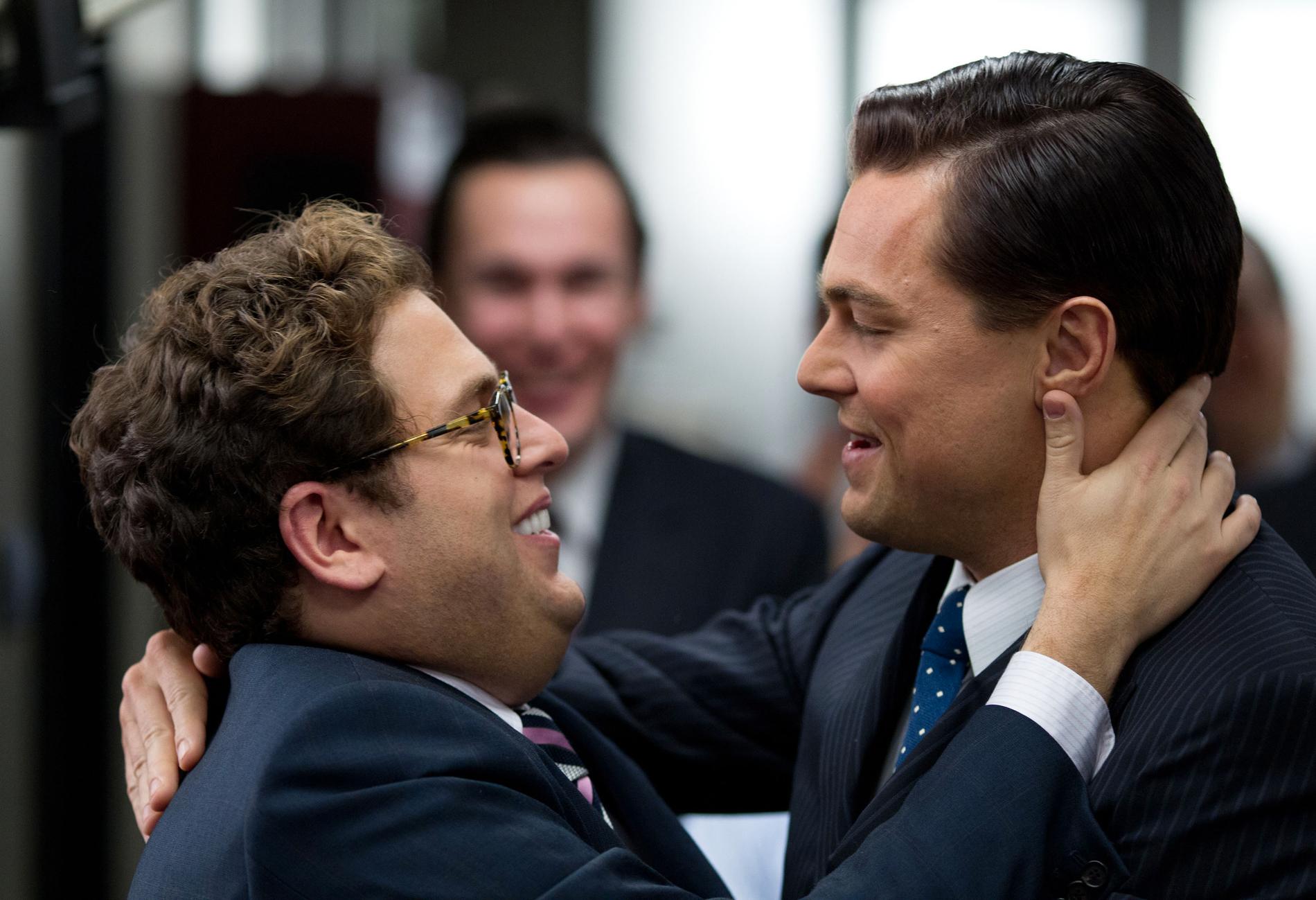 Jonah Hill och Leonardo DiCaprio i "The Wolf of Wall Street."
