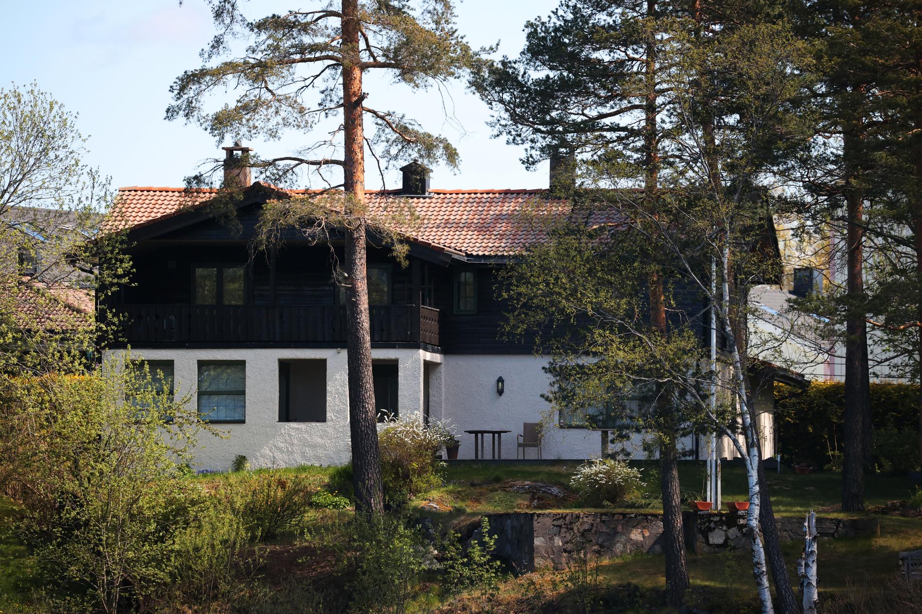 Huset där Anne-Elisabeth Hagen bodde innan hon försvann 2018. Arkivbild.