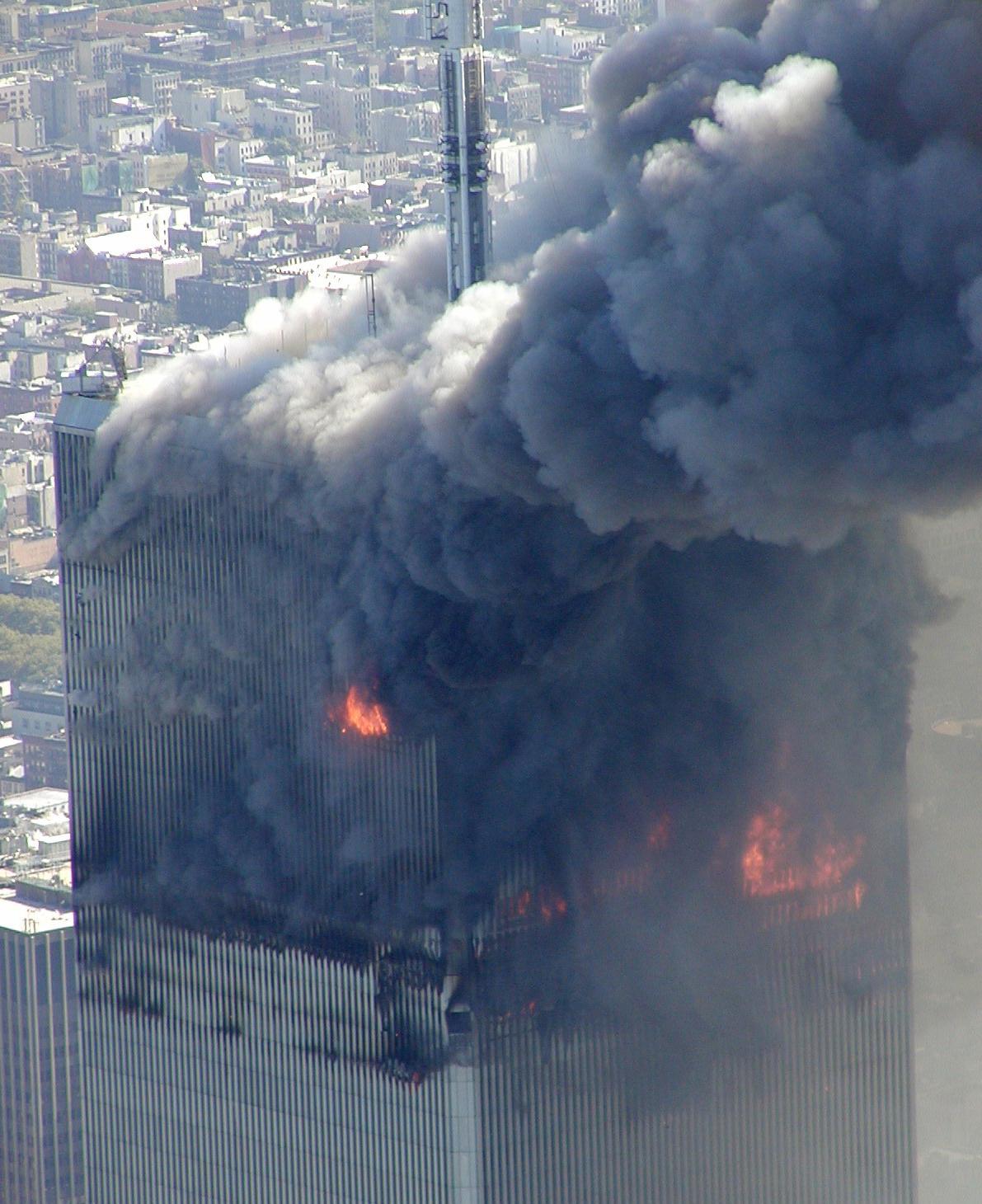 Terrorattacken mot World Trade Center den 11 september 2001.