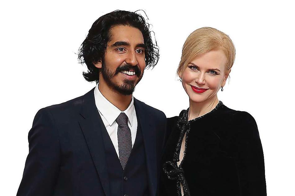 Dev Patel och Nicole Kidman på premiären av ”Lion” under filmfestivalen i London.