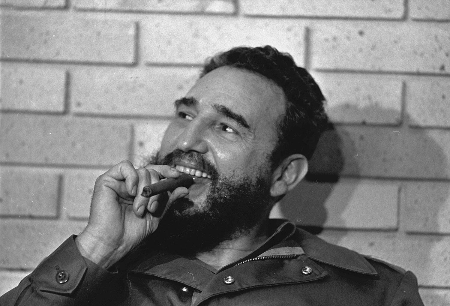 Castro älskade cigarrer – men slutade röka på 1980-talet. ”Jag slutade för att min läkare sa till mig”, berättade han för Aftonbladet.