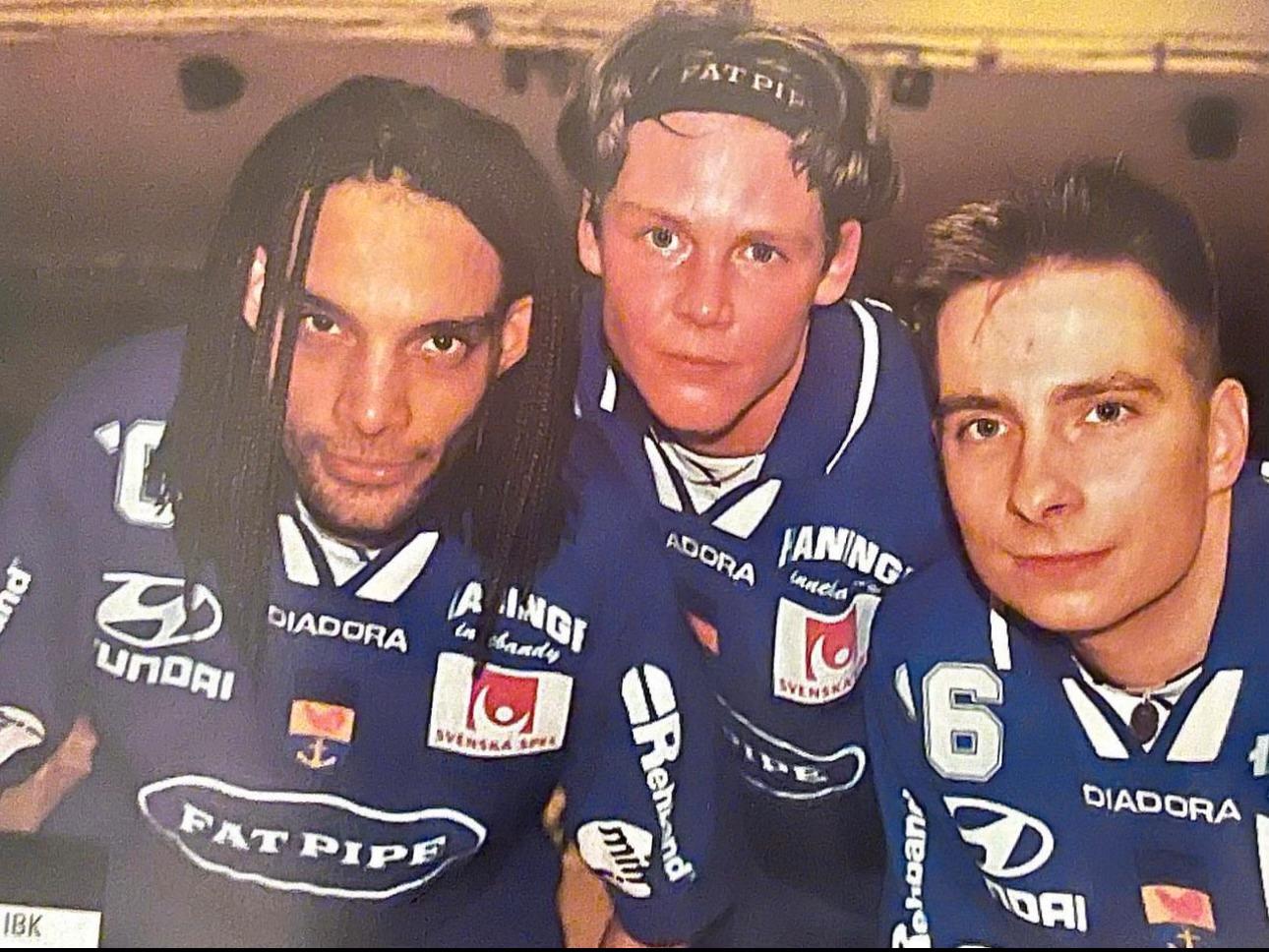 Jonathan Kronstrand, Johannes Gustafsson och Michael Östlund i ”GÖK”-kedjan. 