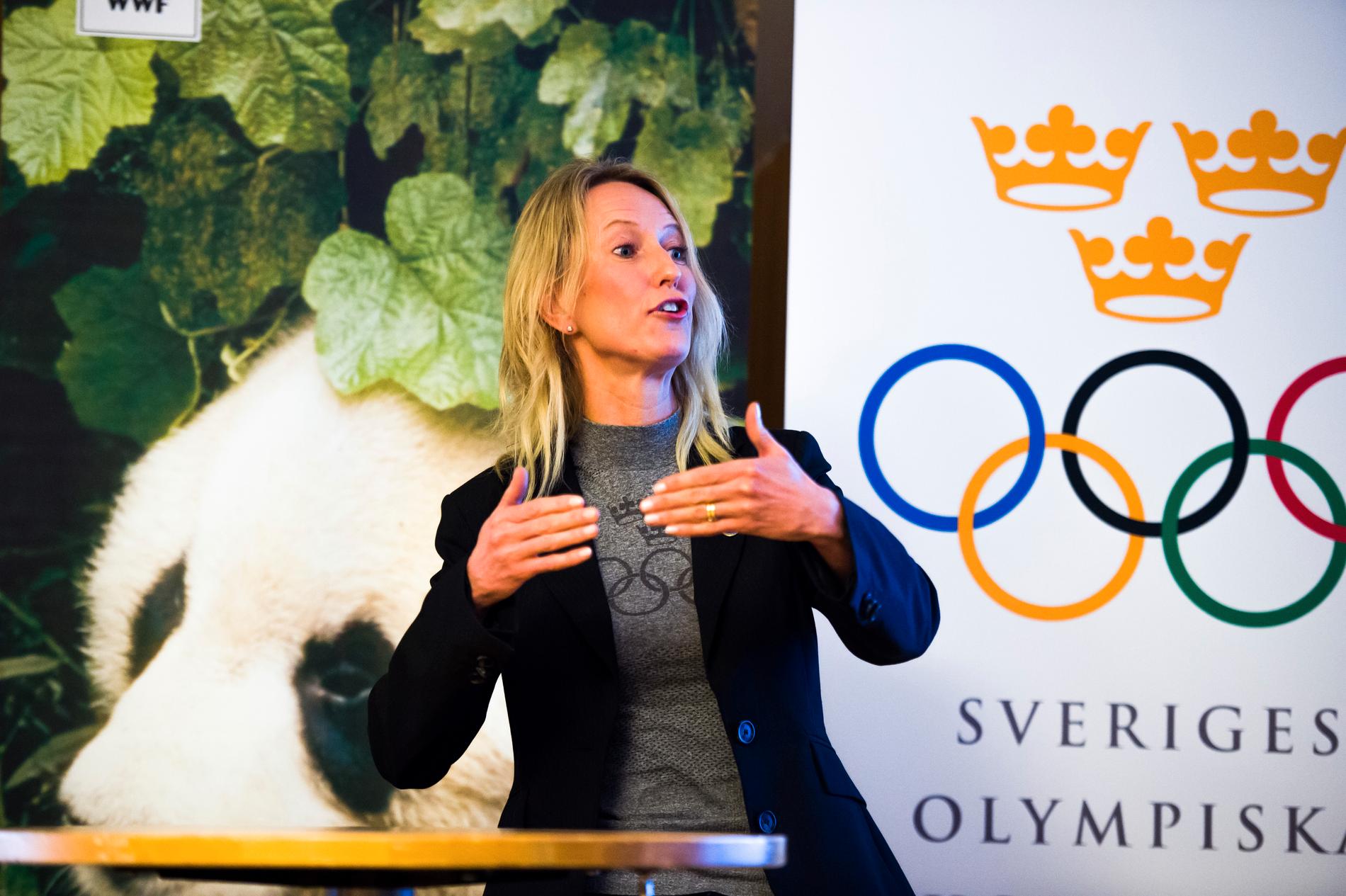 Linda Bakkman, kostrådgivare hos Sveriges Olympiska Kommitté