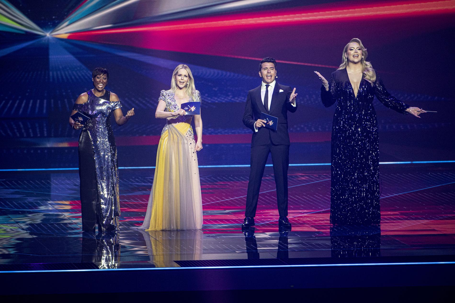 Programledarna i Eurovision song contest 2021.