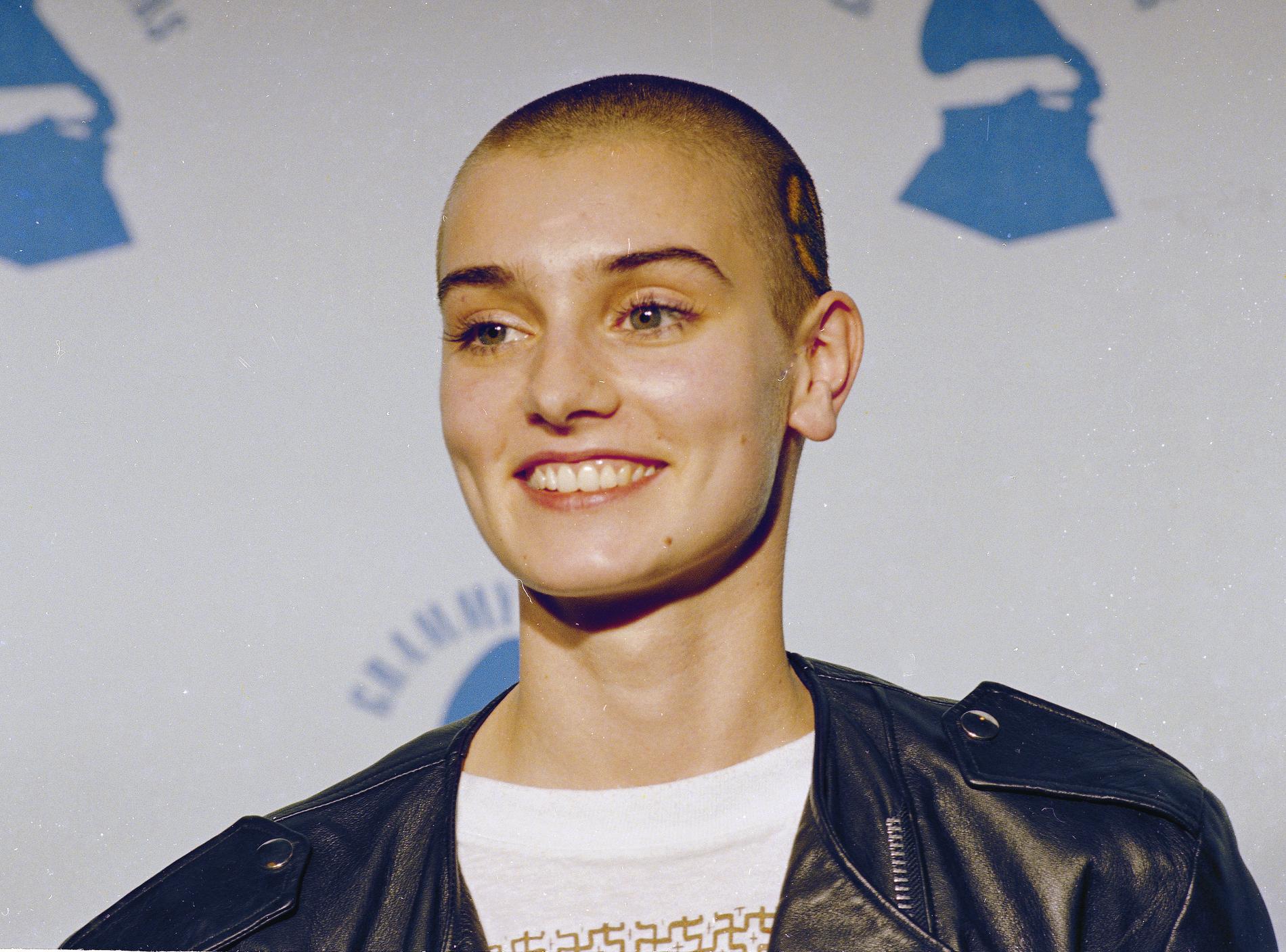 Sinéad O’Connor vid Grammy Awards 1989. 