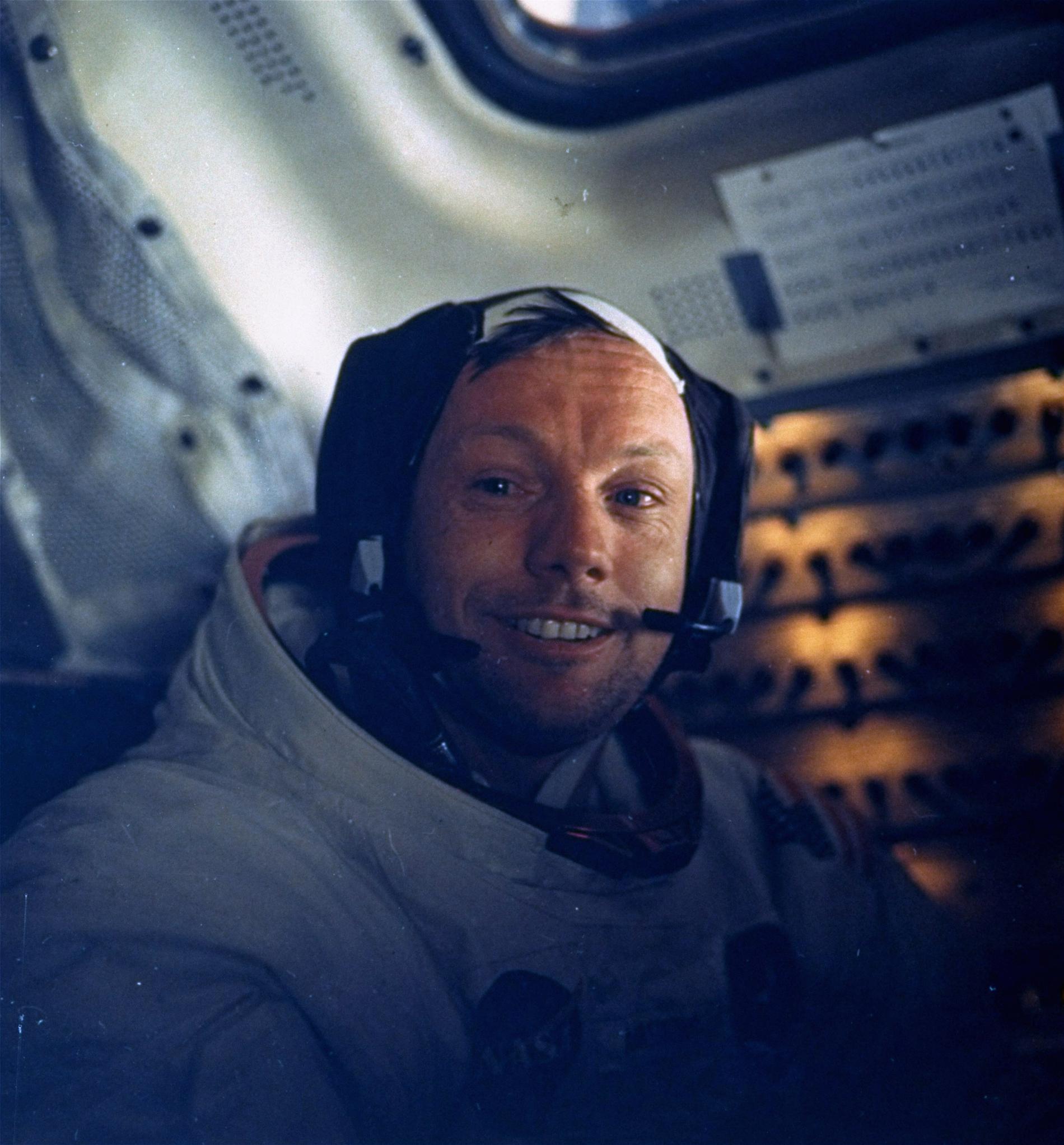Neil Armstrong under månlandningsuppdraget. 