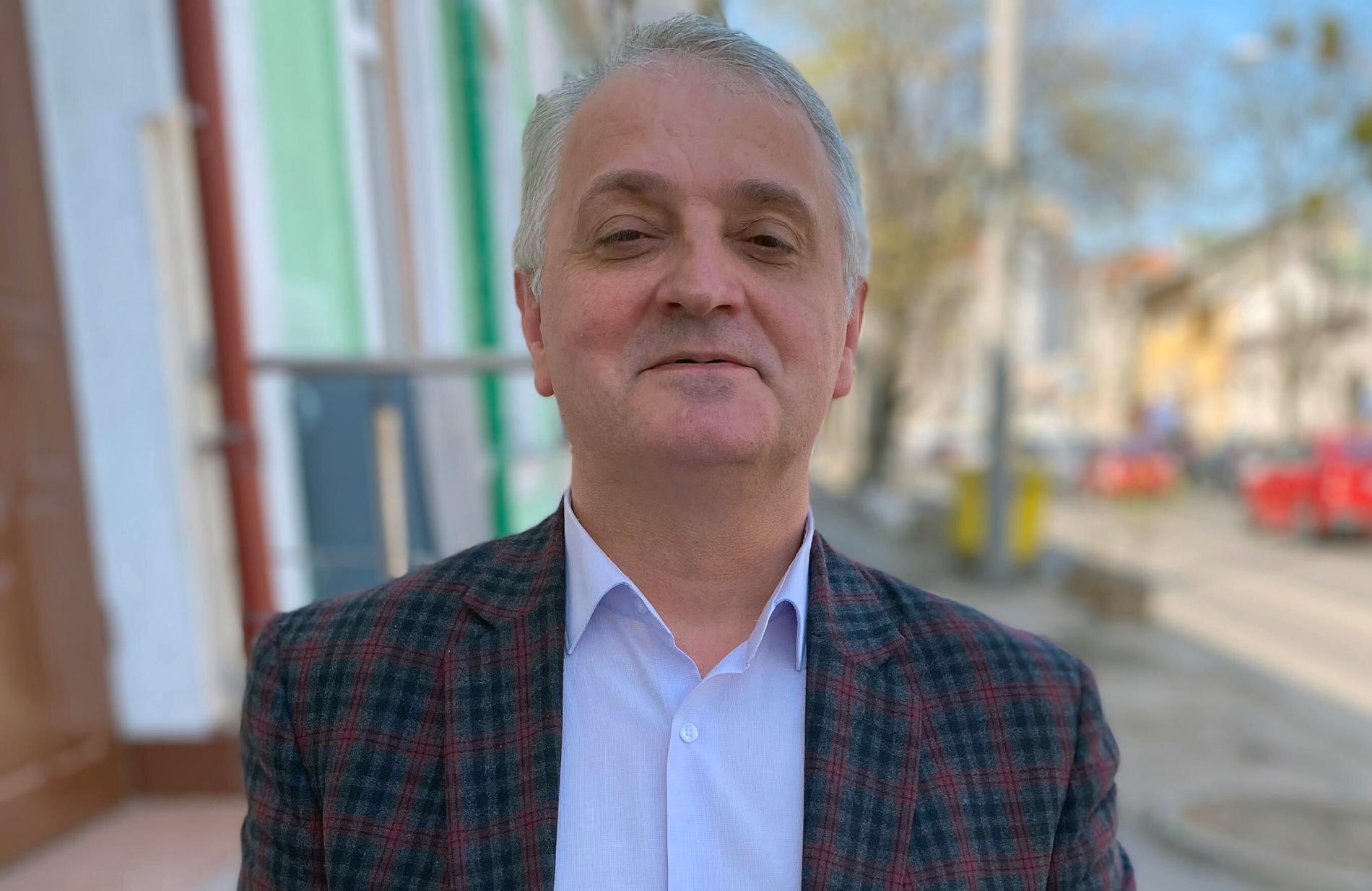 Petru Macovei, 50, företräder ett förbund för Moldaviens oberoende tidningar, API, Den fria pressens förbund.