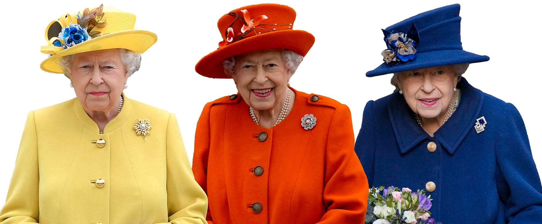 Drottning Elizabeth II bar ofta klara färger – gärna med  matchande hatt.