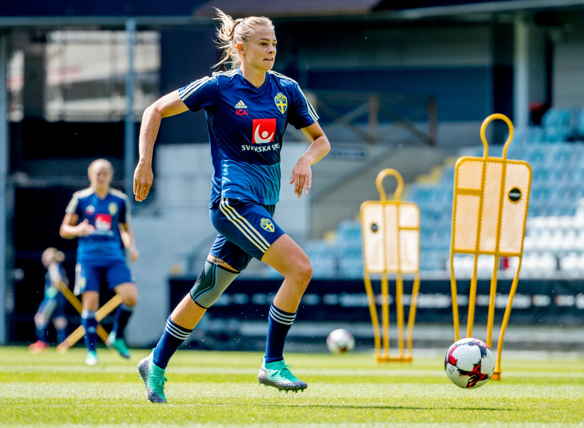 Fridolina Rolfö missar årets första landskamp. Arkivbild.