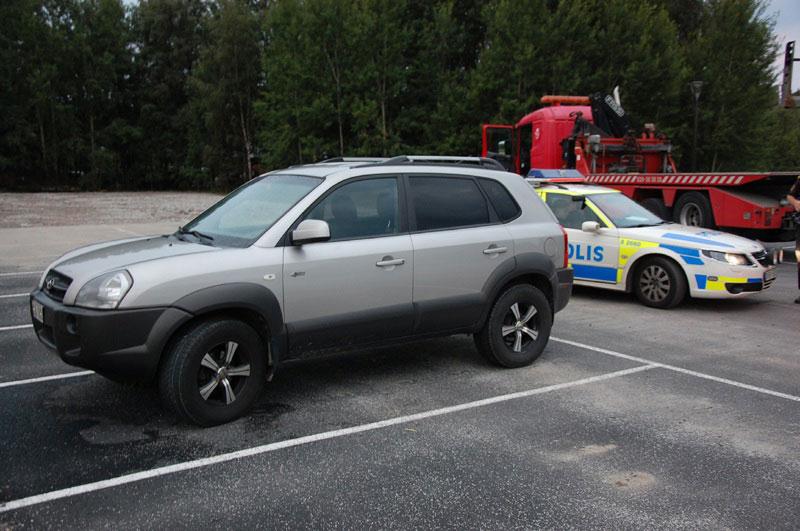 Marina Johanssons bil återfanns på en pendelparkering av en väktare.