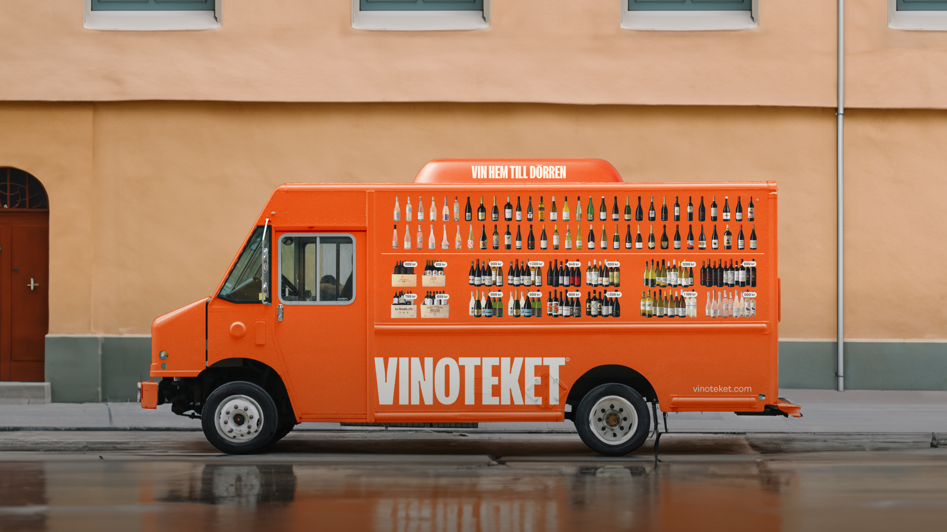 Vinotekets glassbil för vuxna.