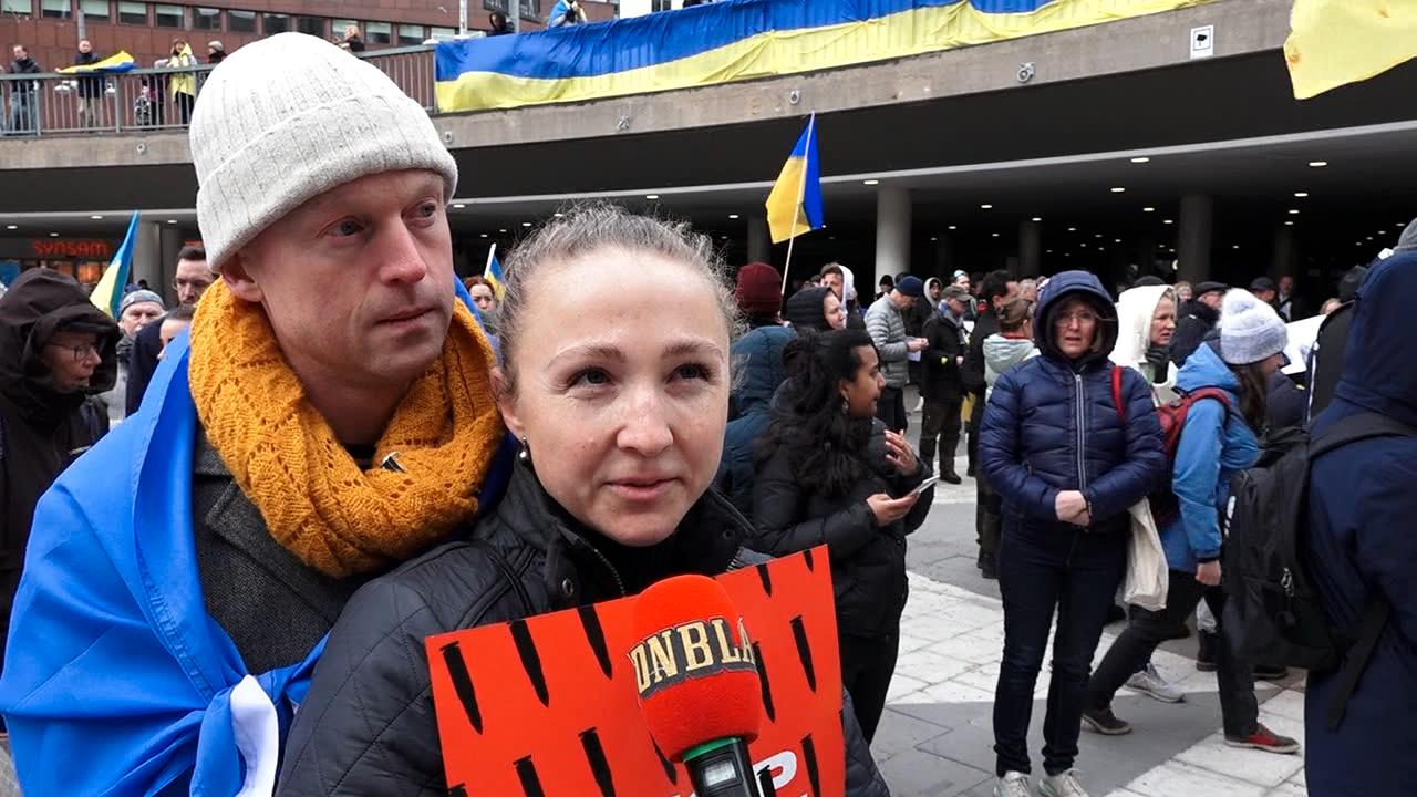 Alexandra och Johan Rudyk Kinnander demonstrerar. 