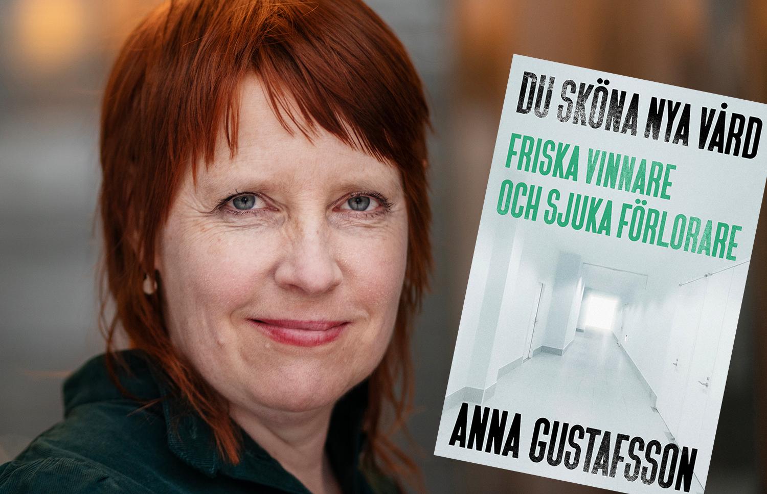 Anna Gustafsson  är journalist på DN. Hon har tidigare skrivit boken ”Konsulterna” tillsammans med kollegan Lisa Röstlund.