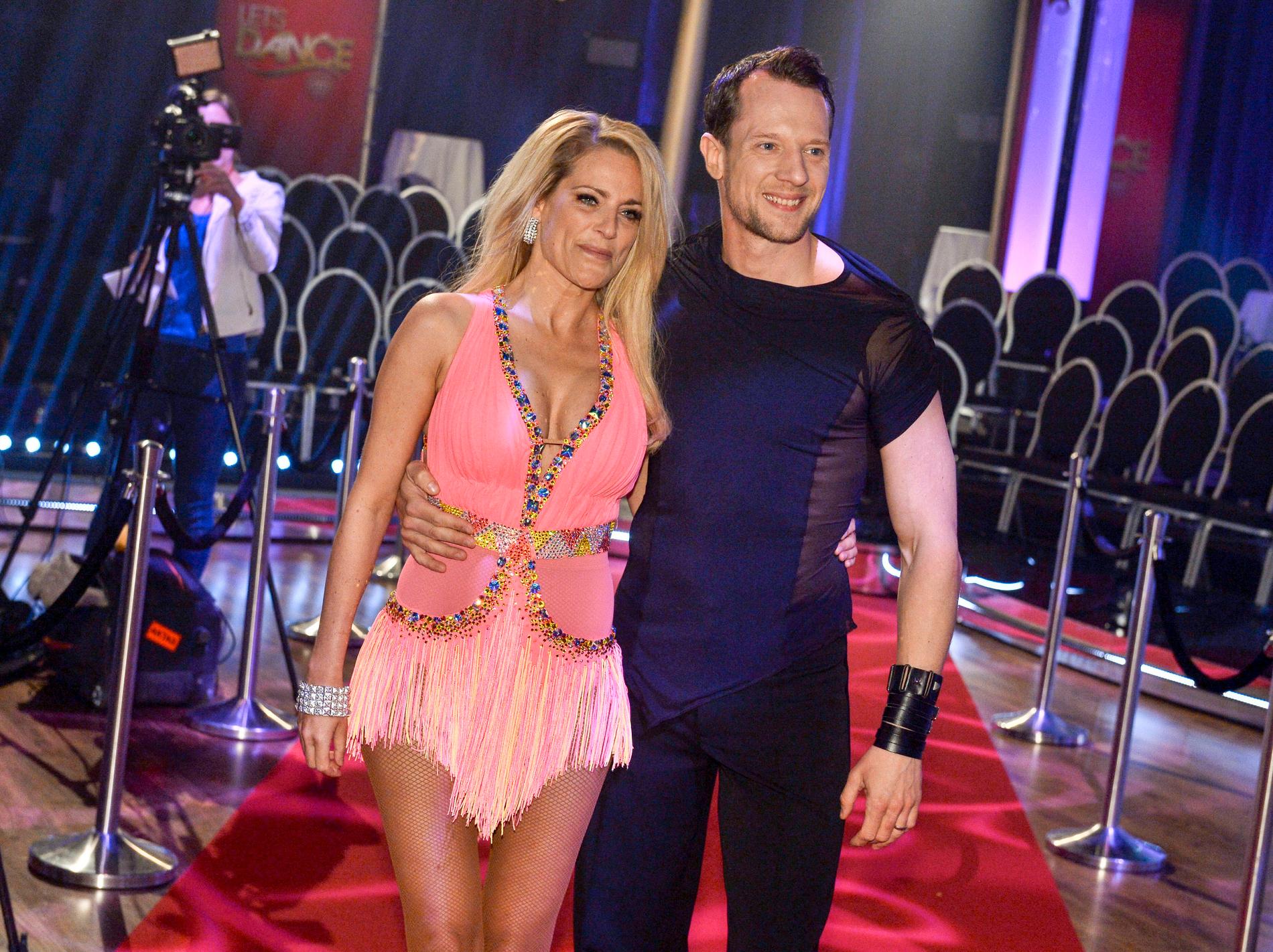Laila Bagge och Tobias Wallin kom tvåa i "Let's dance" 2009.