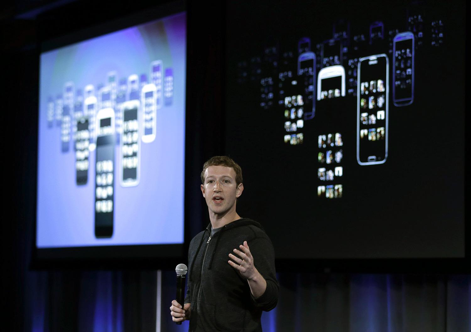 Mark Zuckerberg, grundare och vd för Facebook.