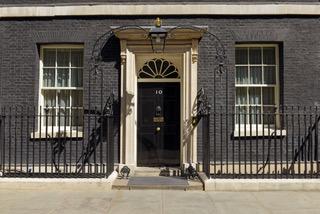 10 Downing street är den brittiska premiärministerns hem. 