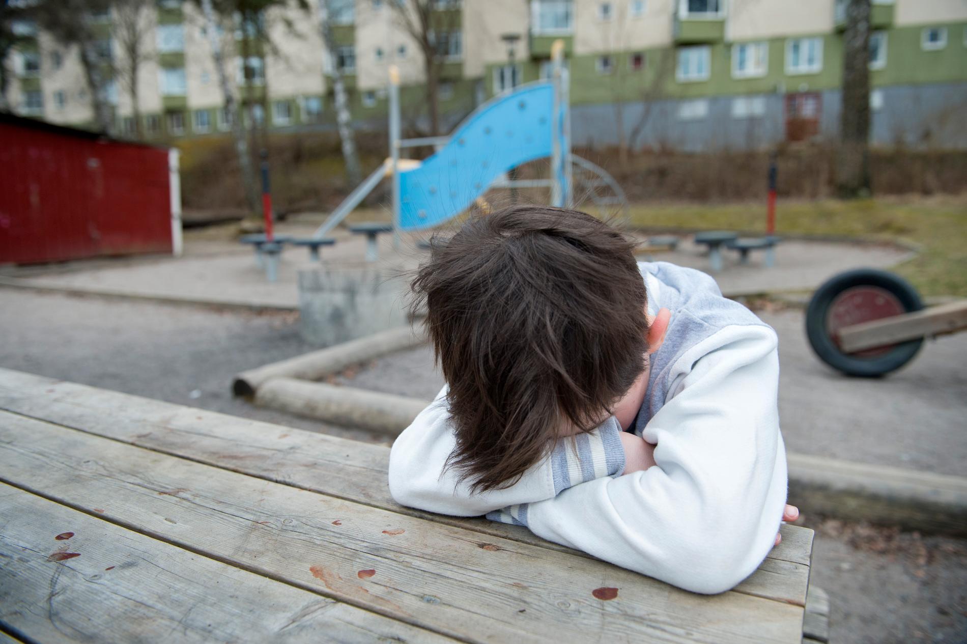 Barn som drabbas av psykisk ohälsa är ett växande problem, varnar Rädda Barnen. Arkivbild.