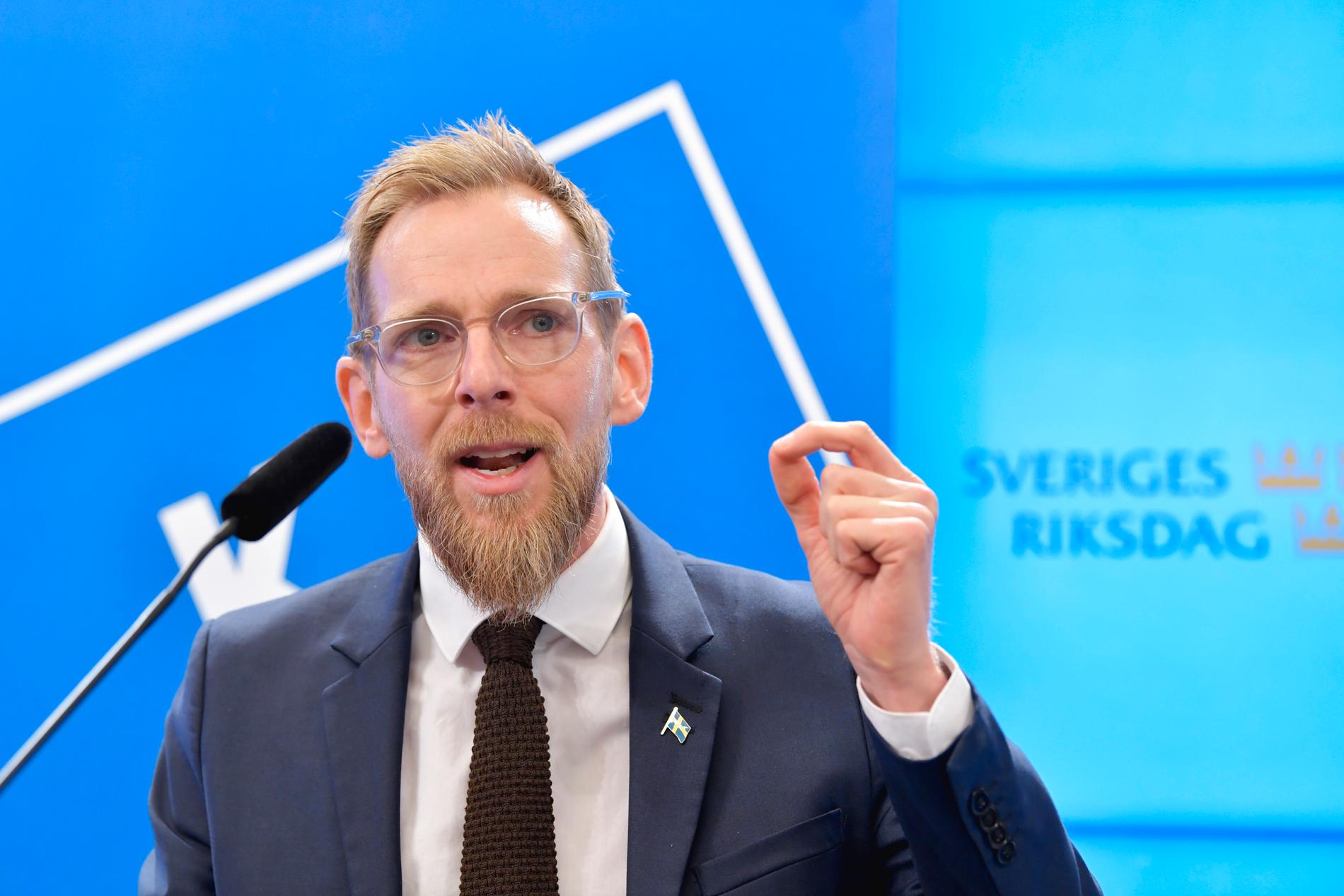 Kristdemokraternas ekonomisk-politiske talesperson Jakob Forssmed. Arkivbild.