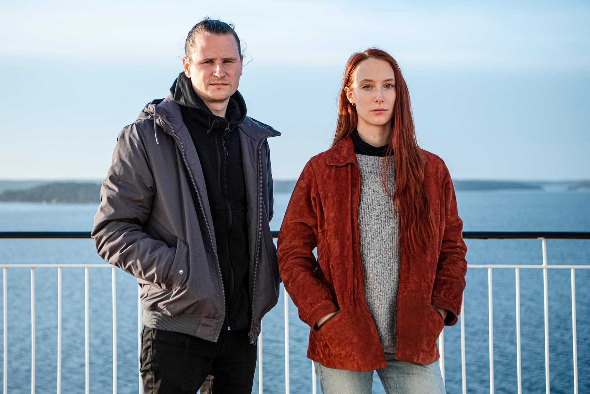 Aftonbladets Robin Lorentz-Allard och Lisa Horn