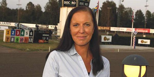 Marie Svensson, travbanechef på Färjestadtravet. 