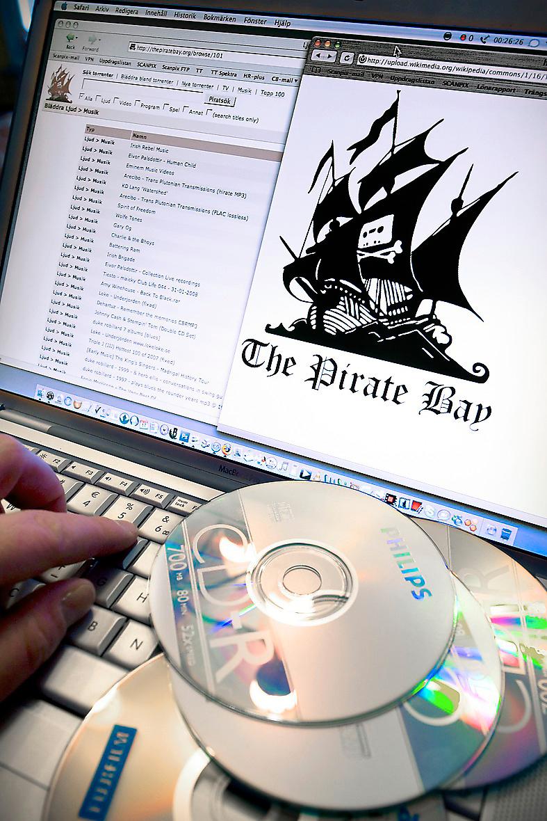 Samtidigt som filmen om Pirate Bay har premiär släpps den för gratis nedladdning på sajten. Foto: Scanpix