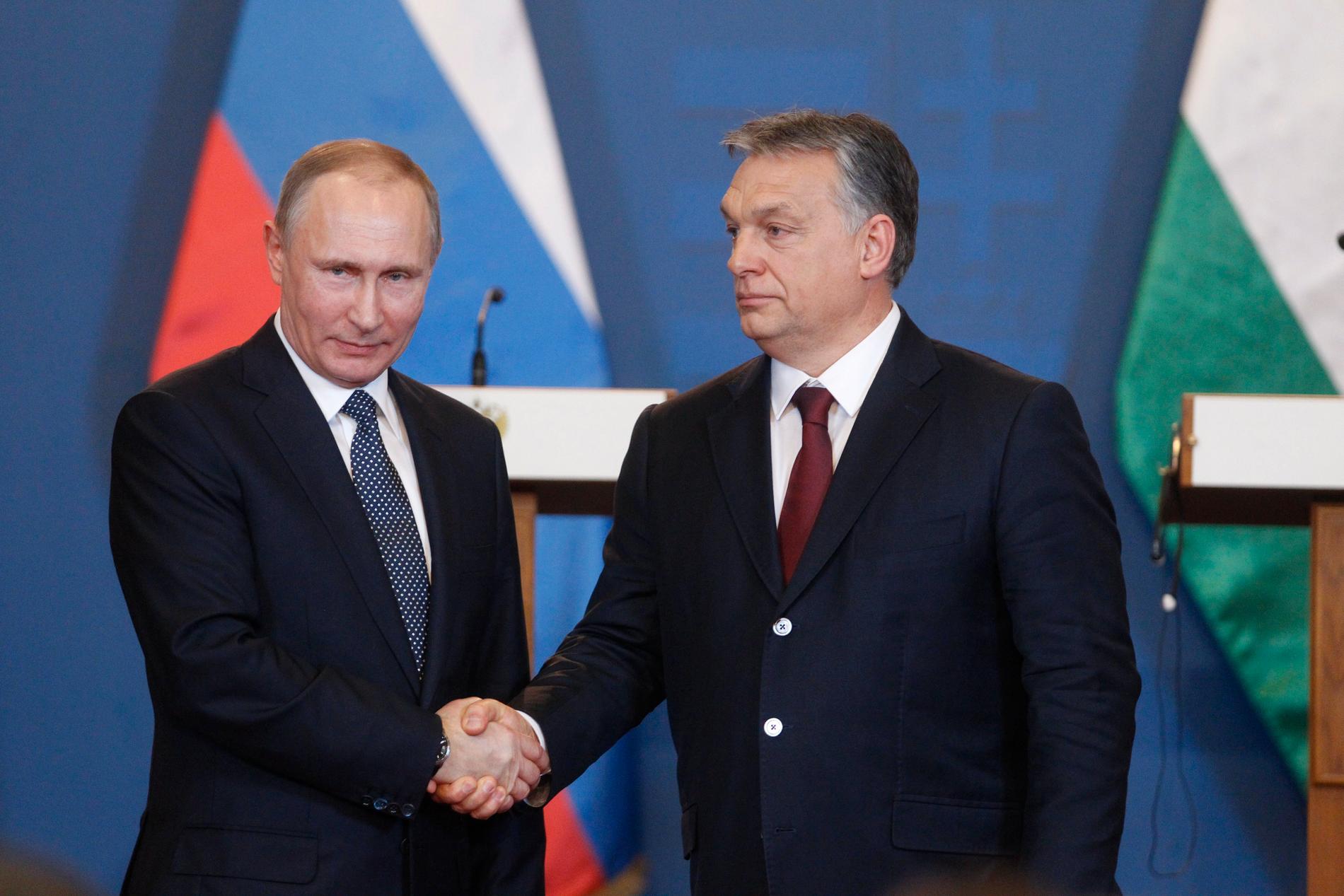 Viktor Orban och Vladimir Putin