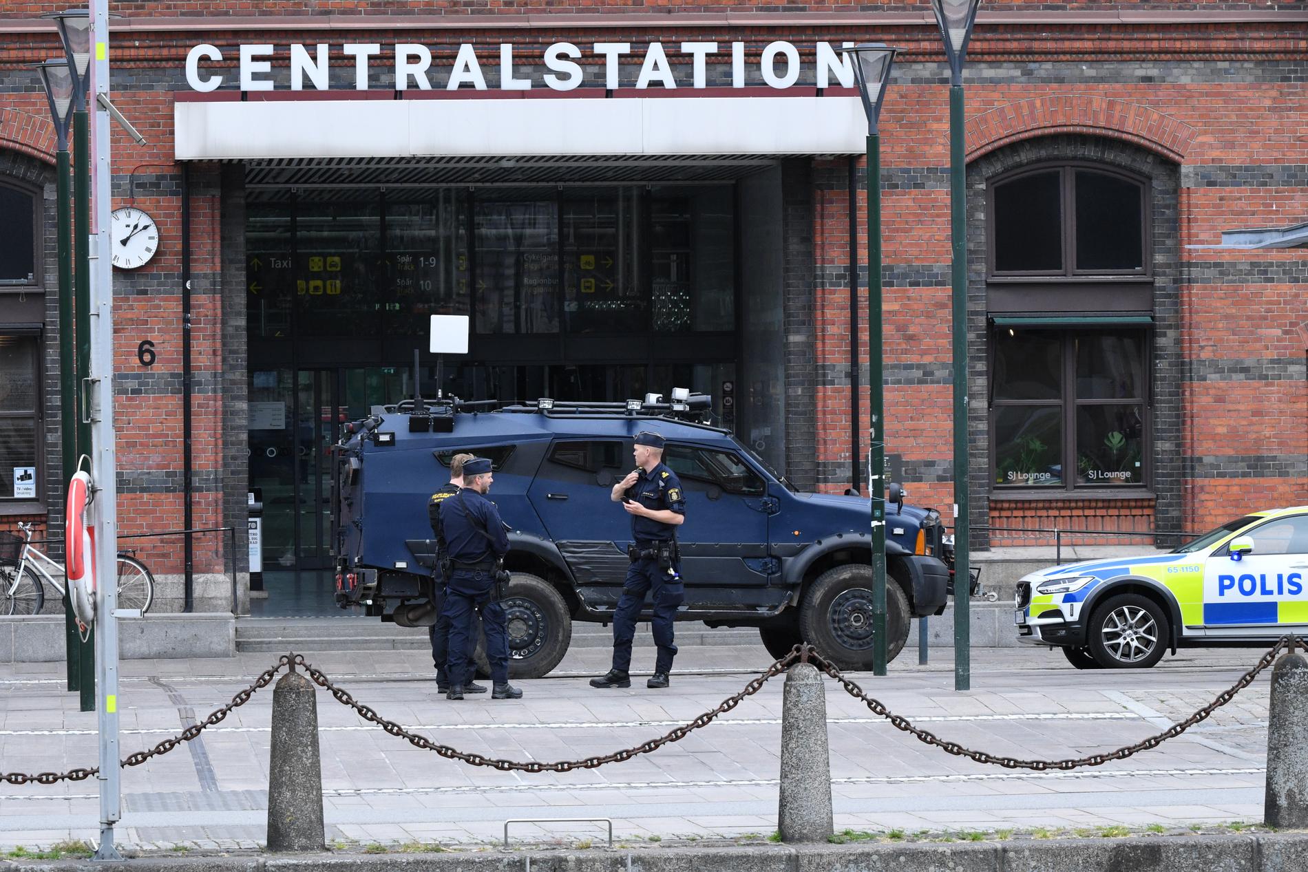 Den 44-årige man som bombhotade Malmö centralstation i juni kan dömas till fängelse. Mannen anses ha lidit av en allvarlig psykisk störning vid gärningen, men han lider inte av denna störning i dag. Arkivbild.