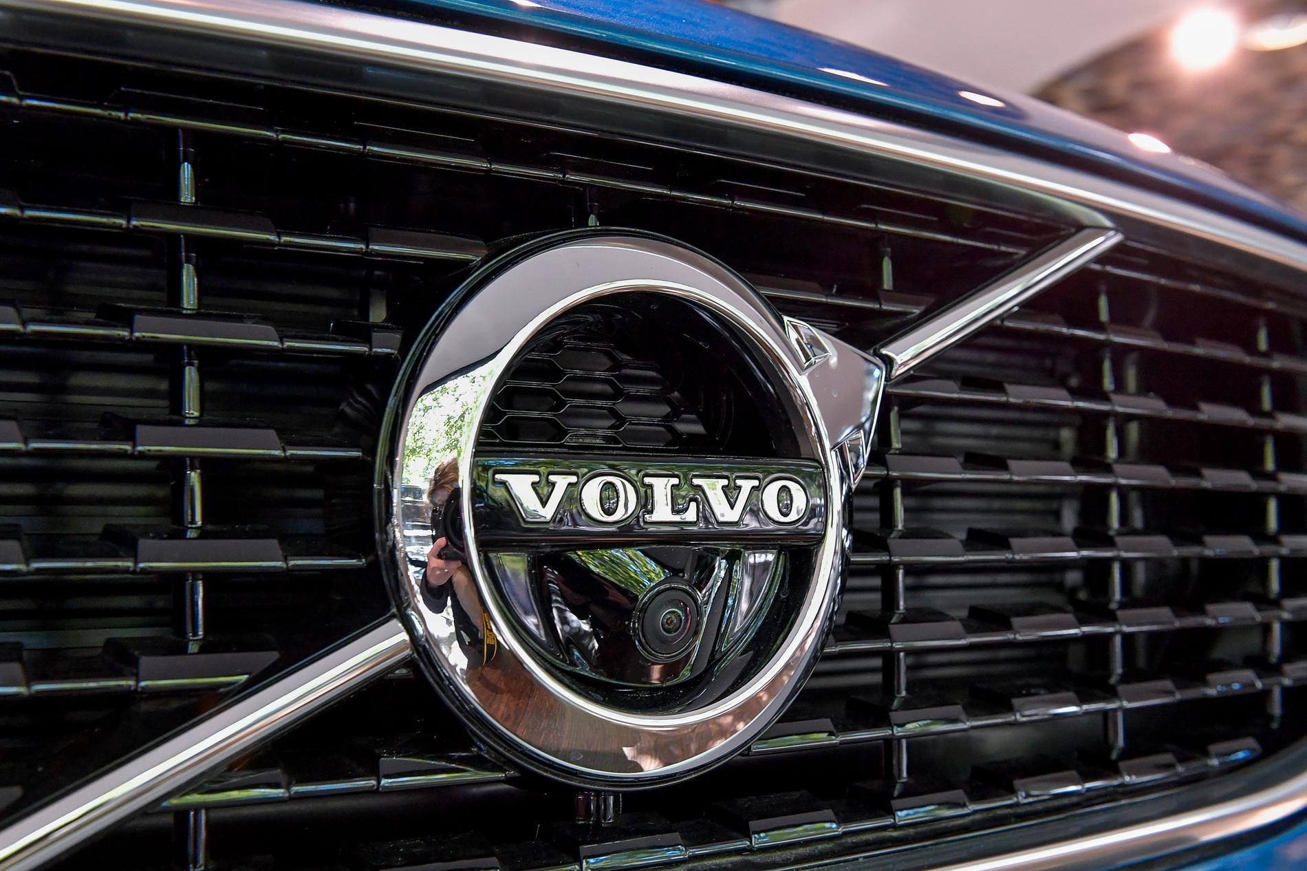 Volvomotorer sätts in i Geelybilar. Arkivbild.