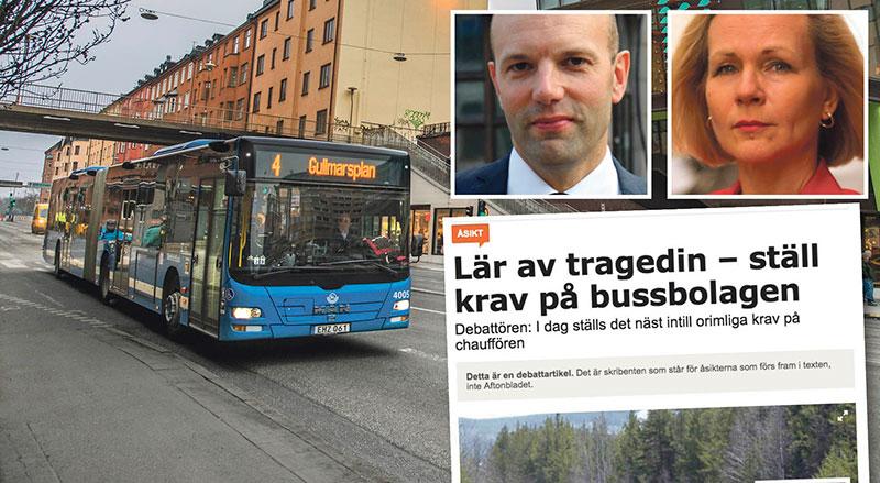 Vi är förvånade över att NTF i debatt går hårt ut kring bussbranschens säkerhetsfrågor och bältesanvändning, skriver Mattias Dahl och Anna Grönlund.