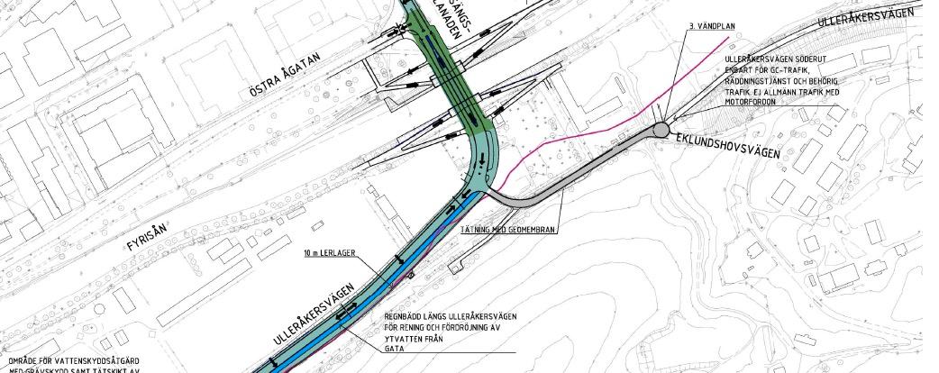 Så här ska nya Tullgarnsbron knyta ihop Kungsängsesplanaden med Ulleråkersvägen. 