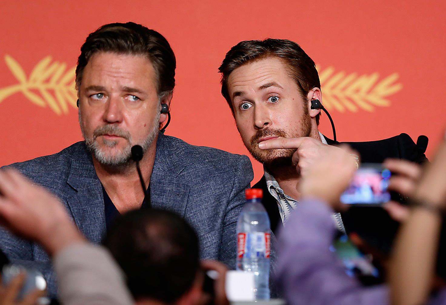 Russel Crowe och Ryan Gosling.