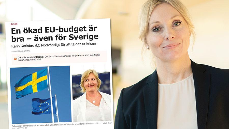 Vi är lika tydliga som Liberalerna, fast med diametralt motsatt budskap. Den skenade ökningen av Sveriges EU-avgift måste helt enkelt stoppas. Det är ytterst problematiskt att svenska politiker finner sig i denna utveckling, skriver Jessica Stegrud från SD.
