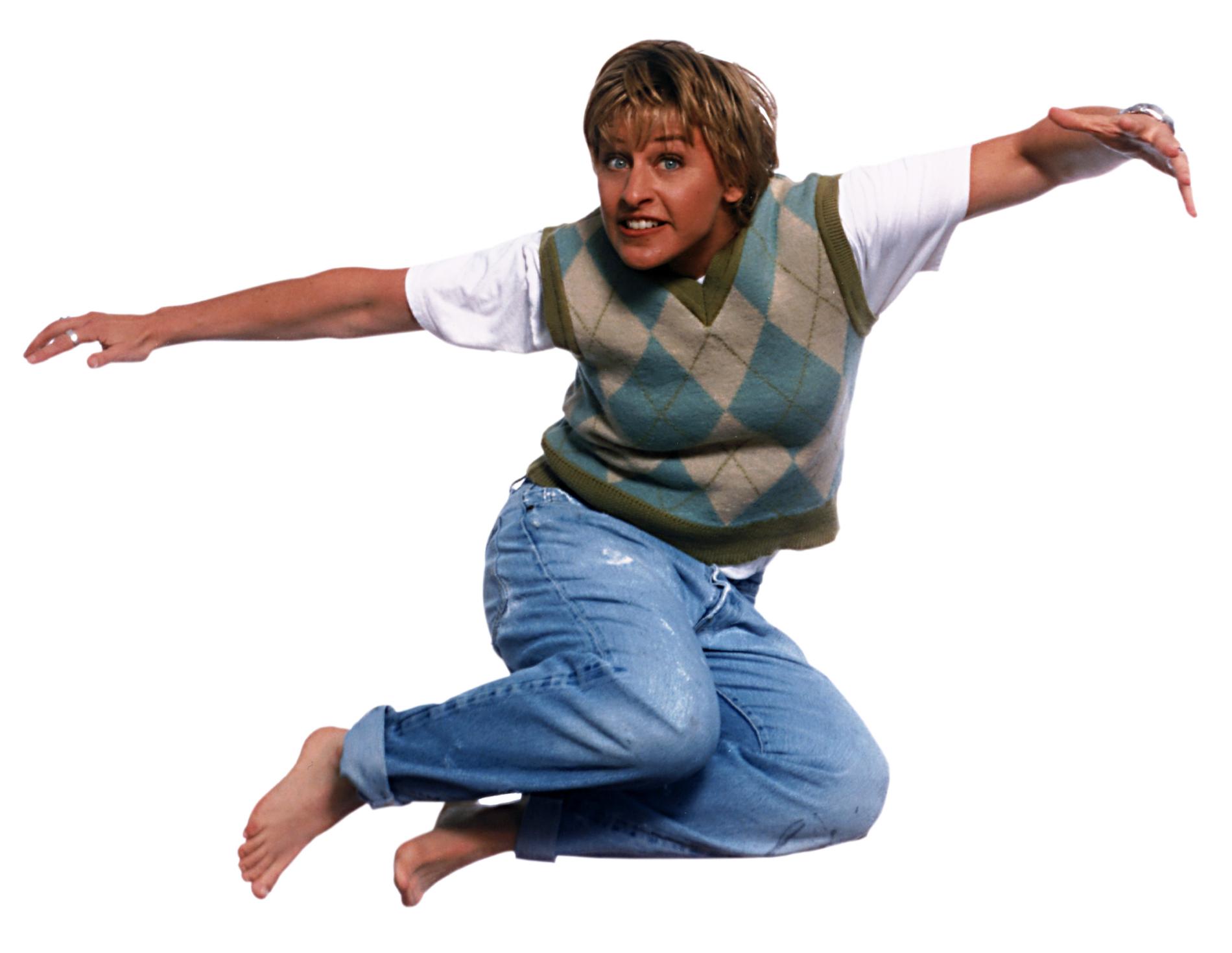 Komediserien ”Ellen” visades på tevekanalen ABC mellan åren 1994 och 1998. Totalt visades 109 avsnitt – det sista sändes den 22 juli 1998. Fem år senare var det premiär för talkshowen ”The Ellen DeGeneres show”.  