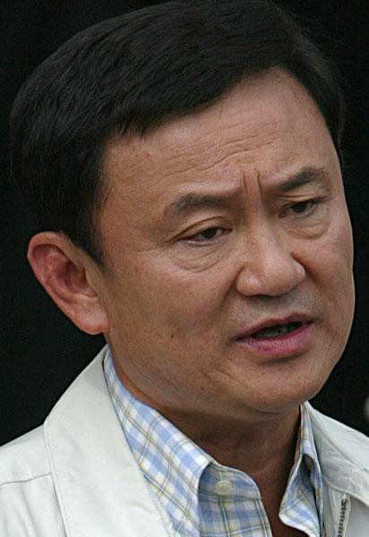 Exilledaren Thaksin Shinawatra.