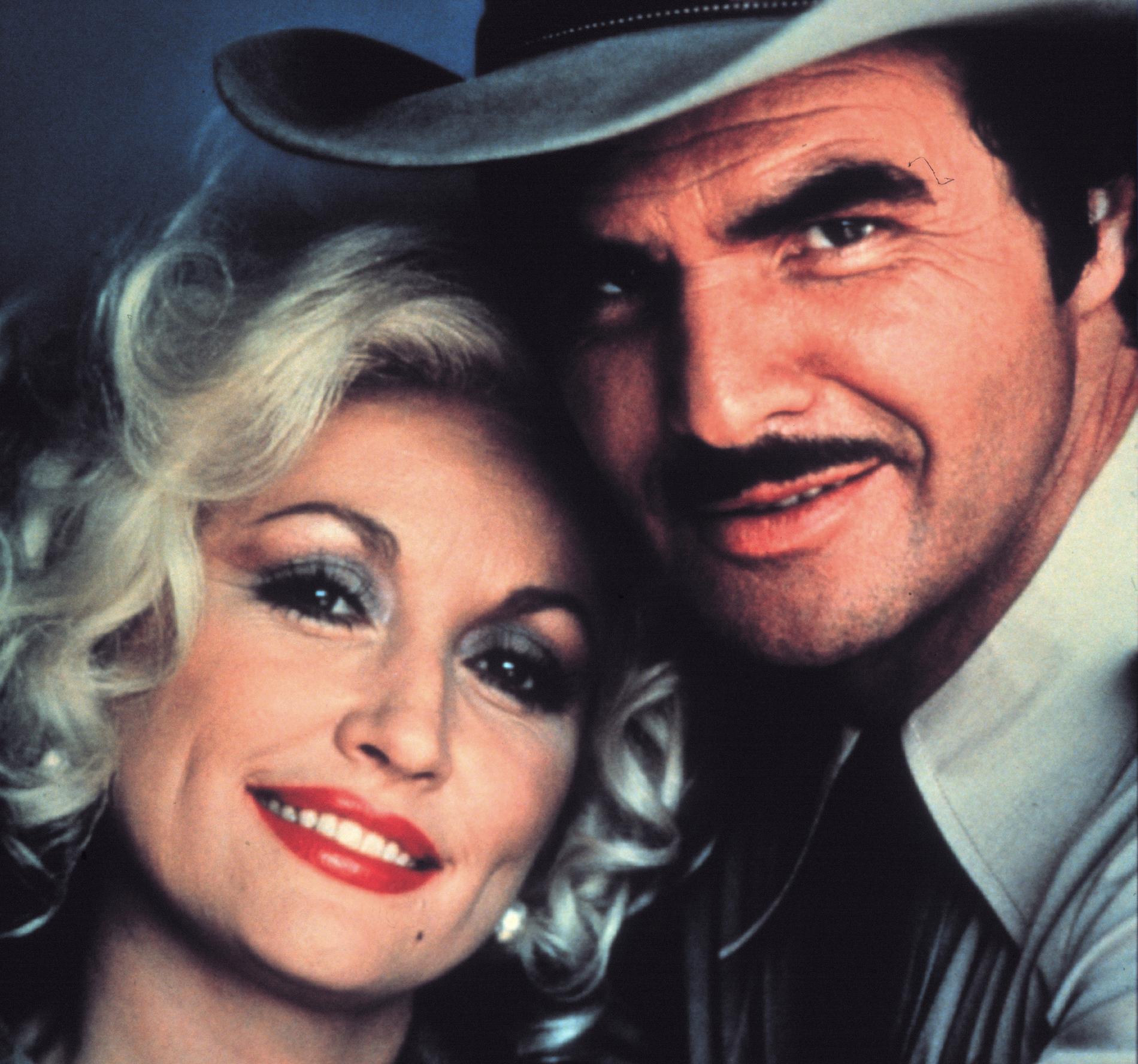 Dolly Parton och Burt Reynolds.