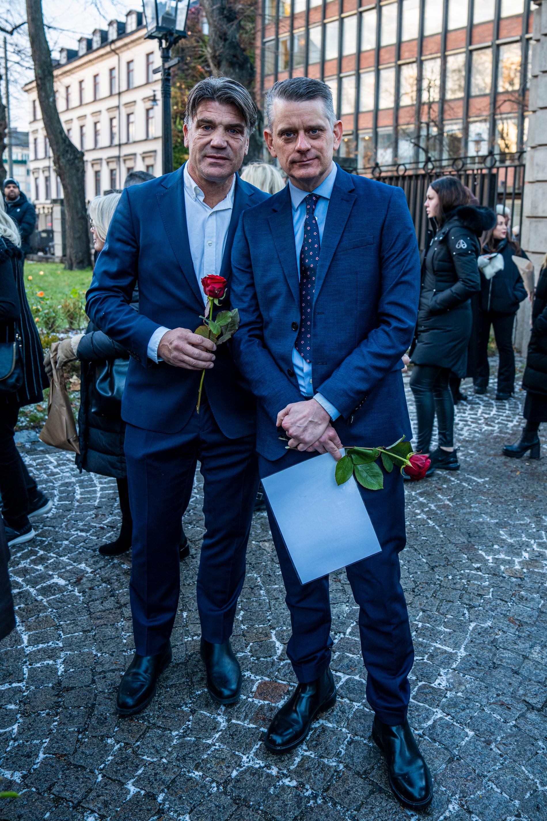 Bosse Andersson och Marcus Birro.