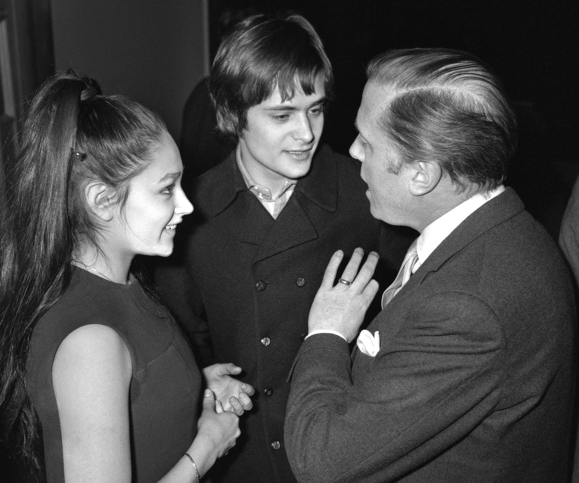 Olivia Hussey, Leonard Whiting och Franco Zeffirelli.
