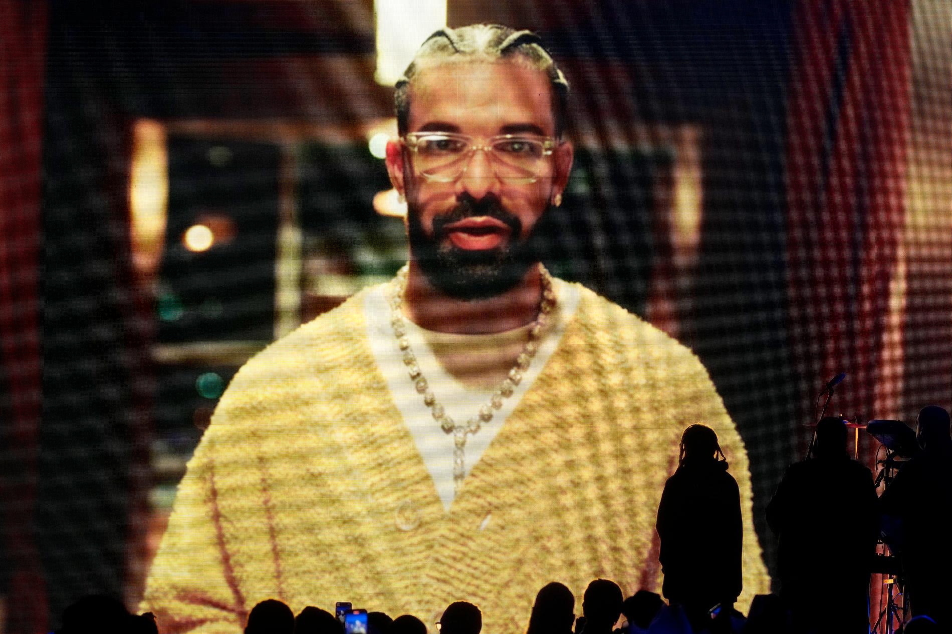 Drake släppte nya skivan "For all the dogs" i fredags. Arkivbild.