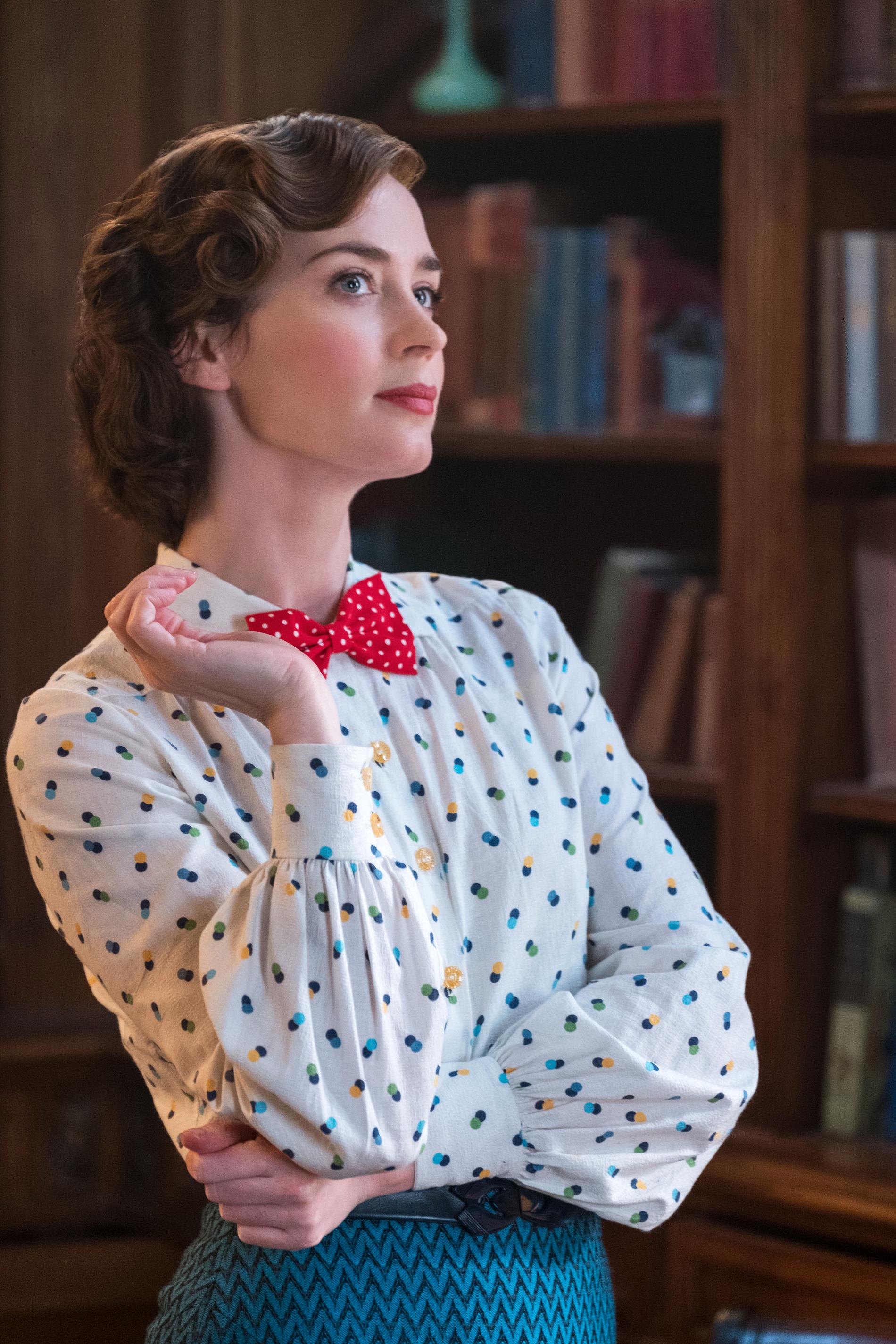 Emily Blunt som Mary Poppins. Foto: Jay Maidment/UNIT