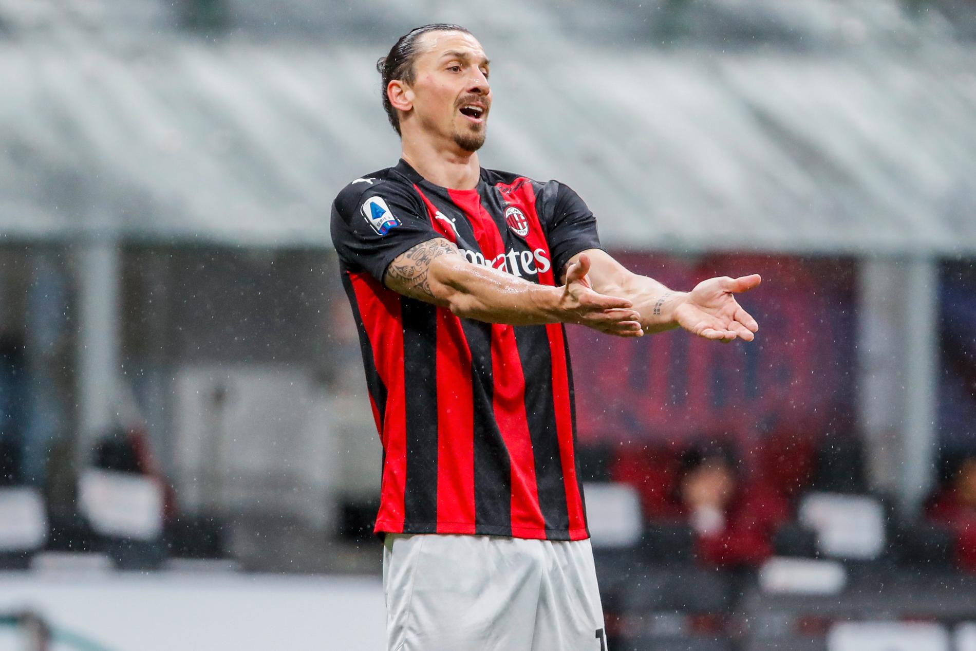 Zlatan Ibrahimovic mållös mot Spezia. 