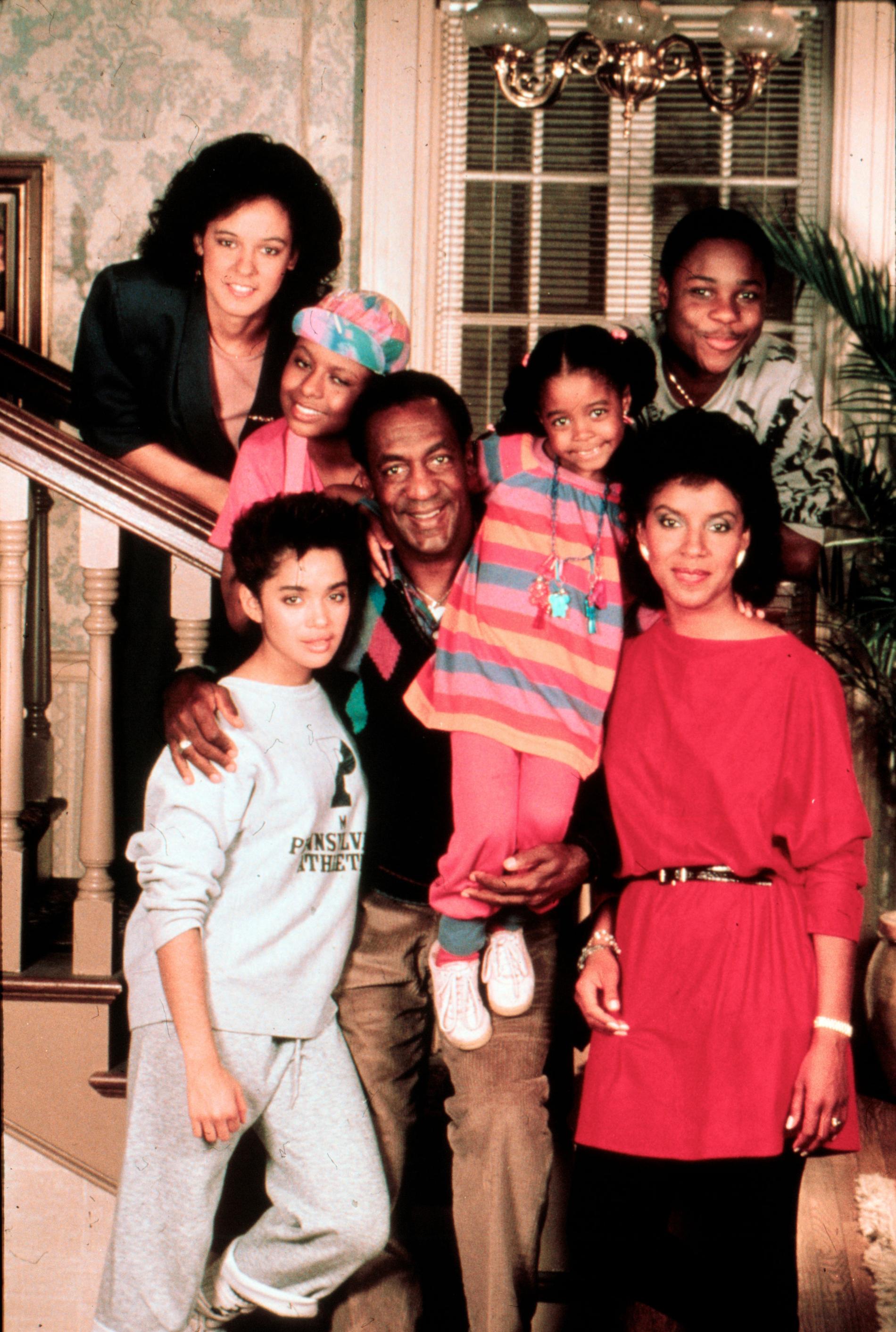 Hela tv-familjen Cosby.