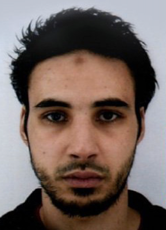 Chérif Chekatt, 29, jagas för dådet i Strasbourg.