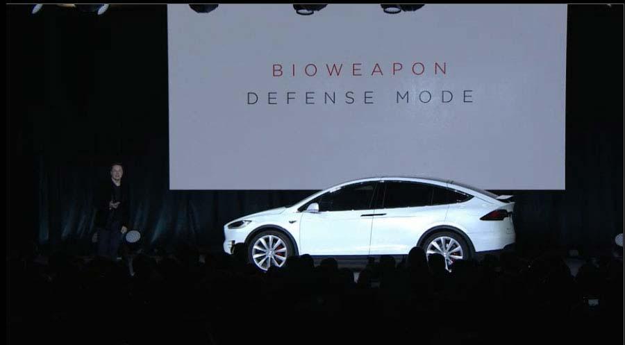 Här presenteras Tesla Model X.