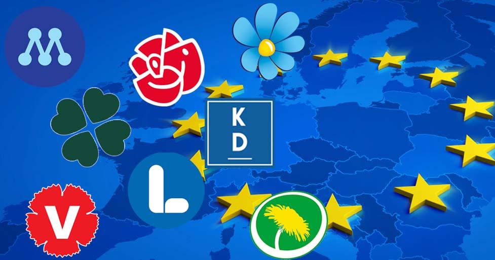Kartläggning: Partiernas toppnamn i EU-valet
