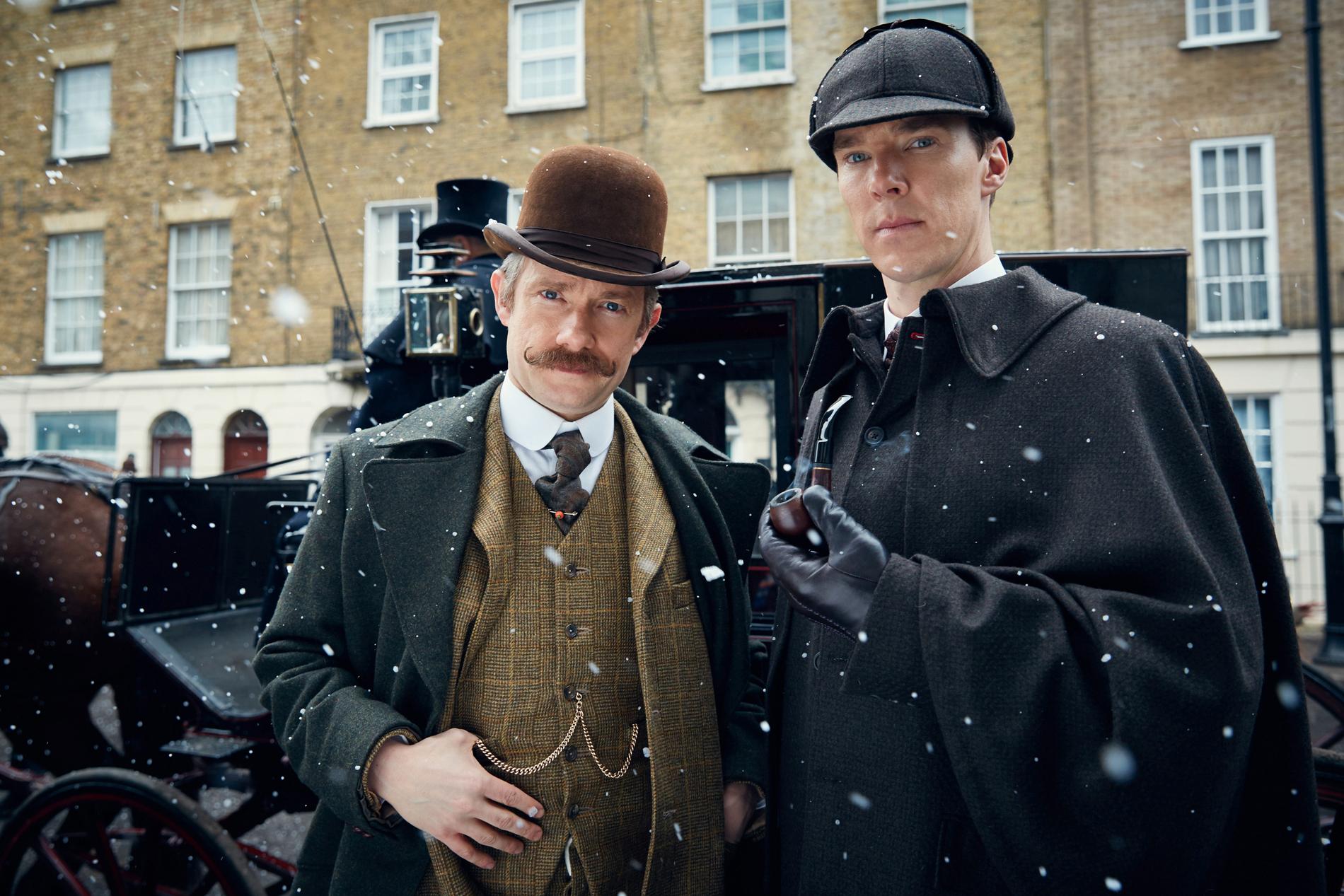 Dr Watson och Sherlock Holmes.