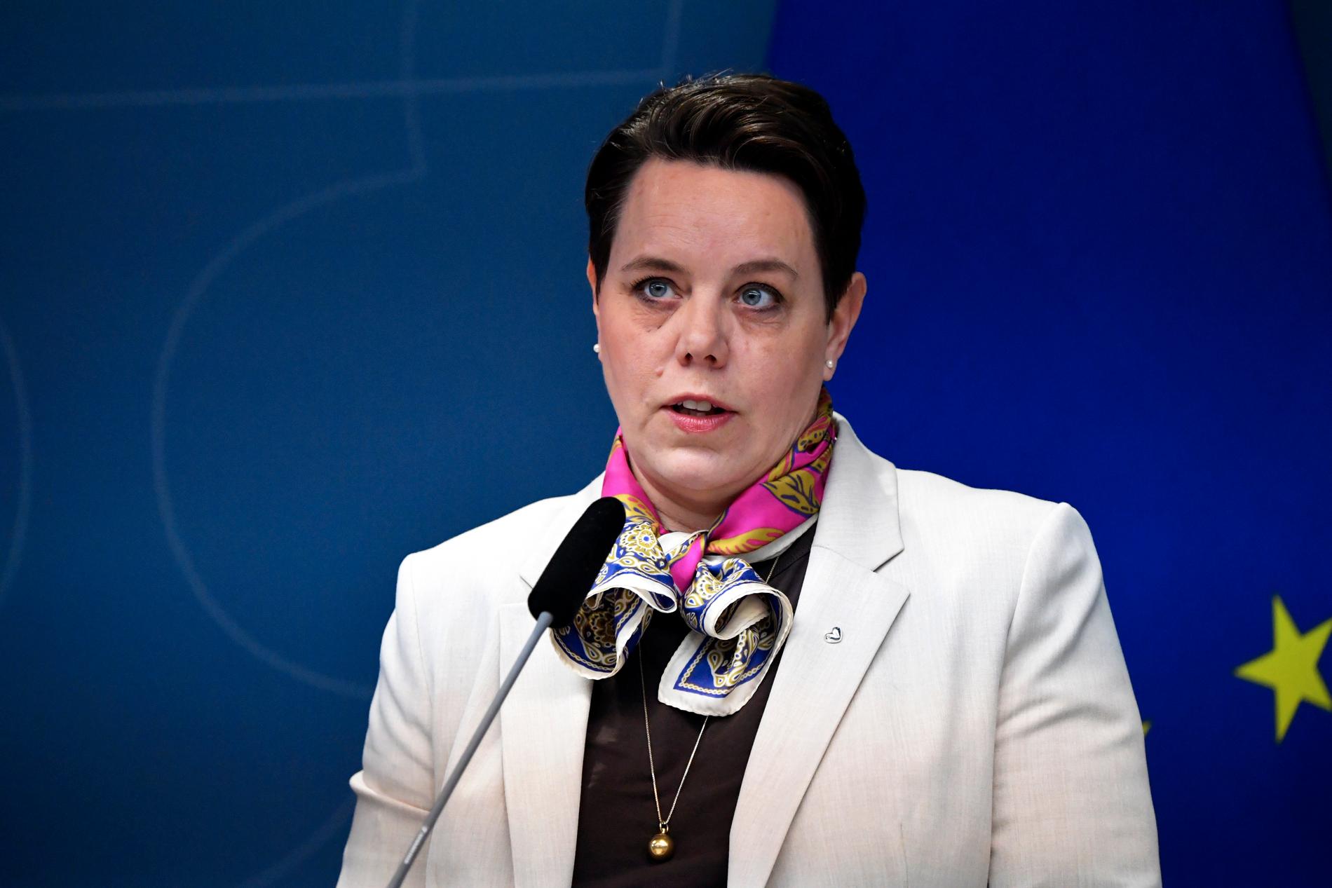 Marie Morell (M), regionstyrelsens ordförande i Östergötland.