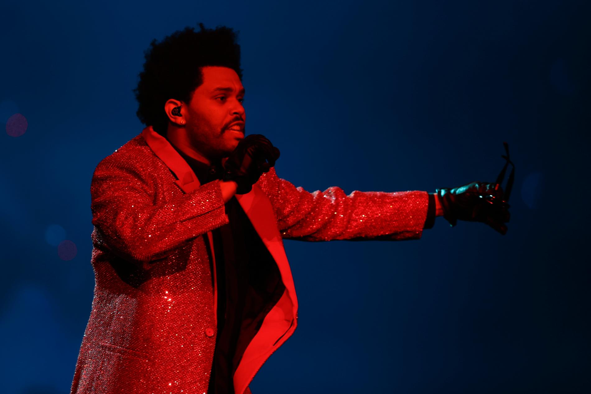 The Weeknd är en av förra årets populäraste artister. Arkivbild.
