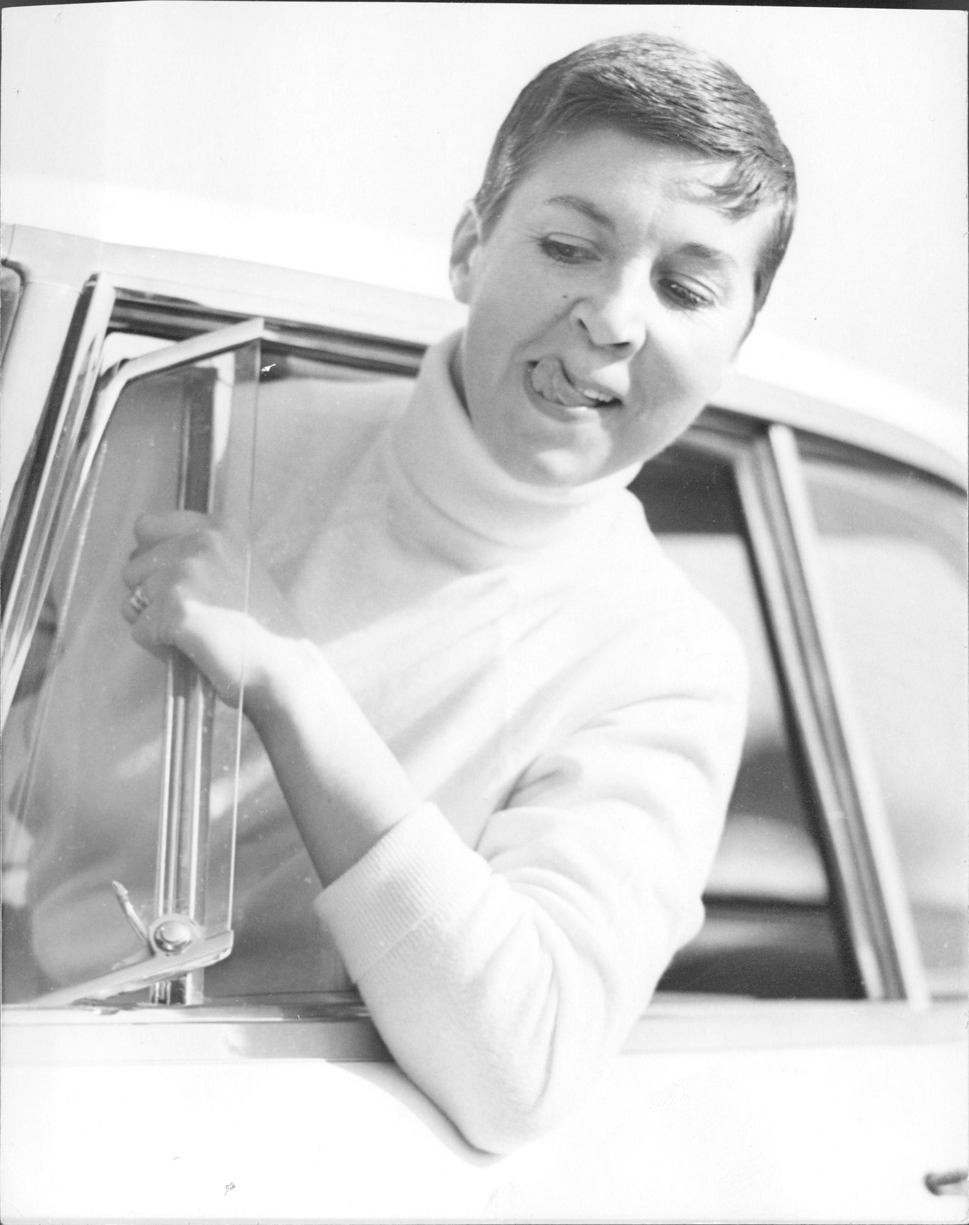 Kjerstin Dellert fotograferad 1962.